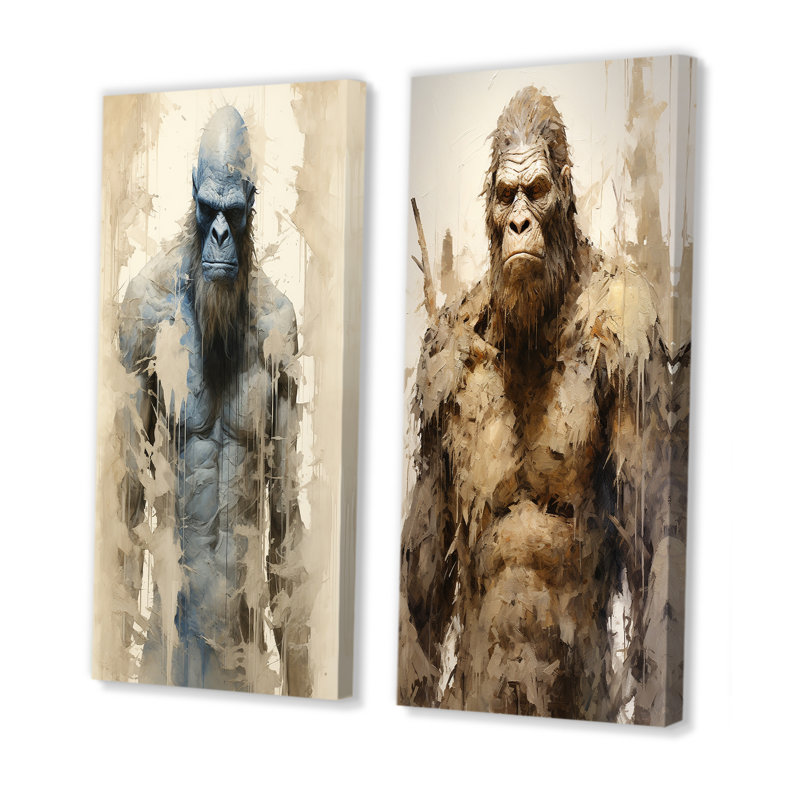 Ensemble de salon Angry Bigfoot - Bigfoot, H 40 po x l 41 po, Toile tendue