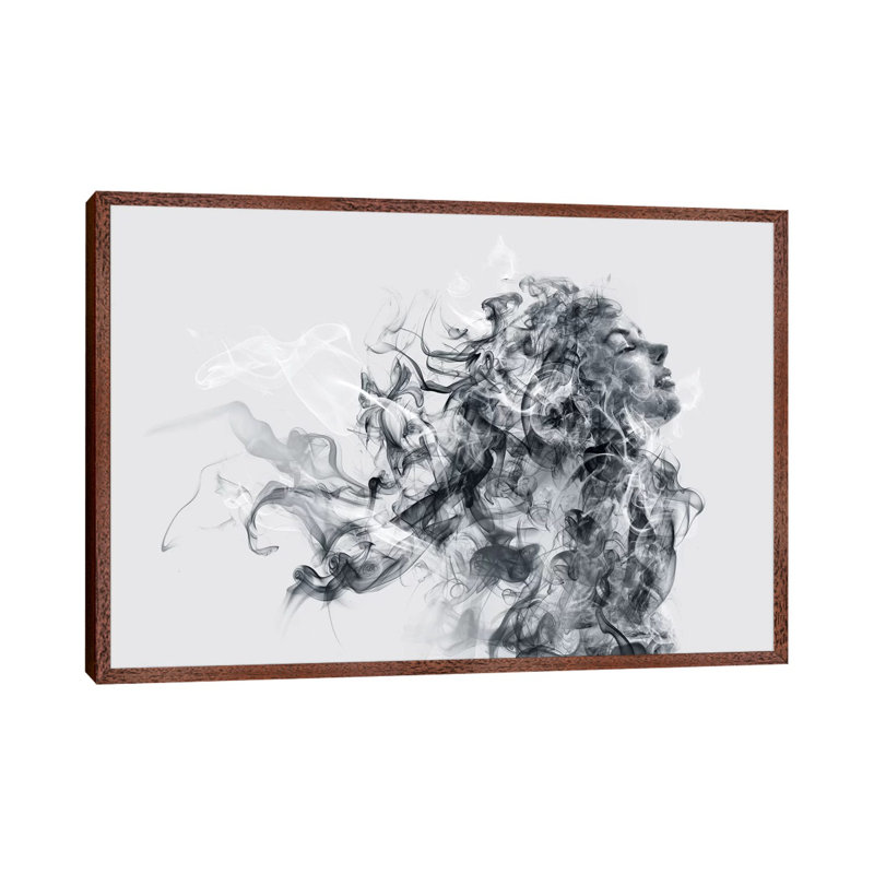 Kiara by Daniel Taylor - Print on Canvas, 66.04 cm H x 45.72 cm W, Brown Framed
