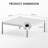 Brothir 39.4'' Wood Top Square Coffee Table with Stainless Steel Base 3 Min to Assemble-1763176886