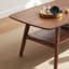 Table basse à plateau solide, bureau / table basse à double usage, avec tablette de rangement, facile à assembler-479723350