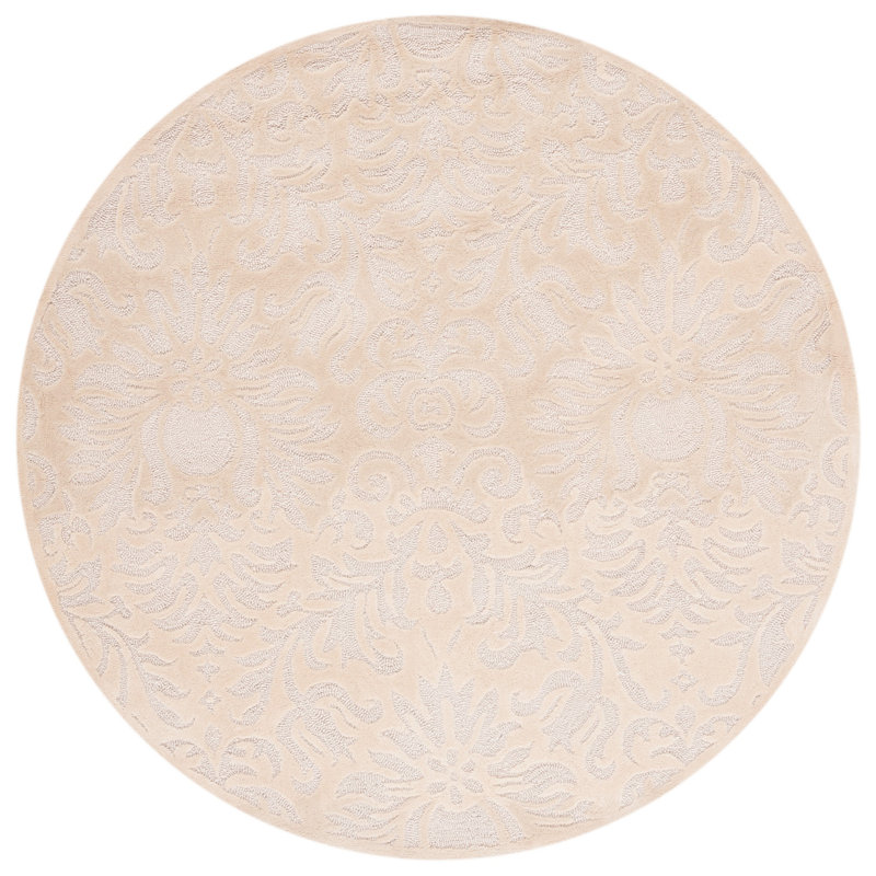 Tapis crocheté à la main Jonson, Rond 6 pi