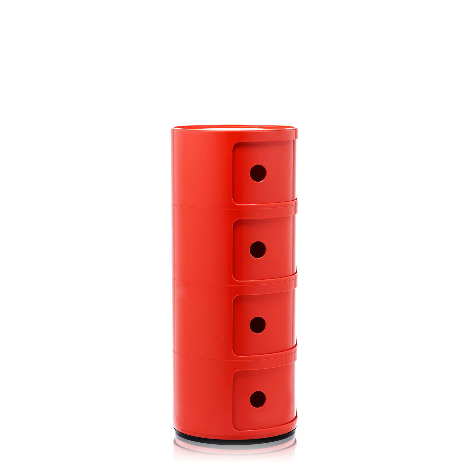 Componibili Round Modular Stacking Units, Red, 4