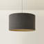 20cm H Cotton Drum Pendant Shade ( Screw On )-352067299-352009836