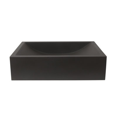 Barclay Eldon 13.875'' Concrete Rectangular Bathroom Sink
