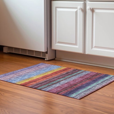 Premium Machine Washable Prisco Lavender Rug