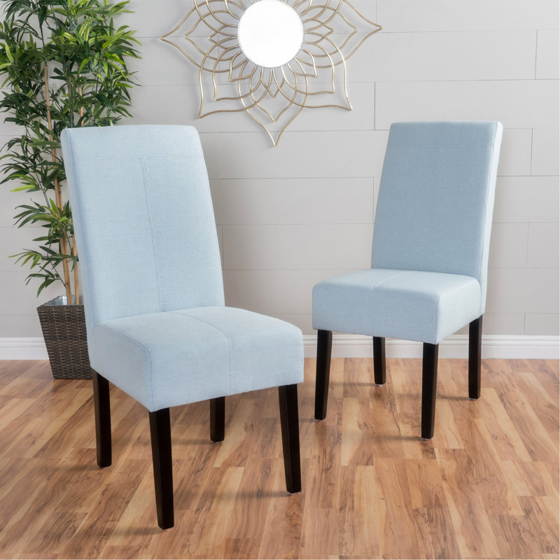 Licha T-Stitch Dining Chair, Light Blue