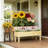 Patio Elevated Planter Box,Trellis Planter Box,Outdoor Raised Garden Bed