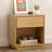 Nightstand, Wood End Side Table With Storage And Open Shelf-235053296-239604160