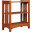 Highlands 34" H x 30" W Solid Wood Etagere Bookcase-1863510037