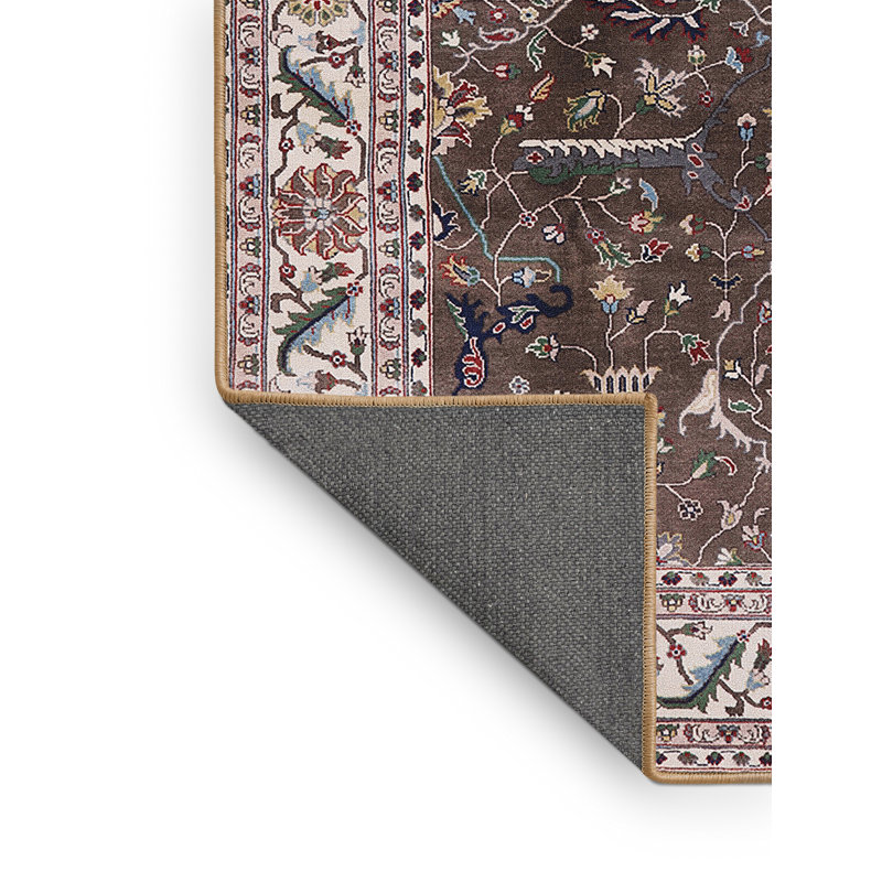 Tapis oriental brun Tholf, Rectangle 5 pi x 8 pi