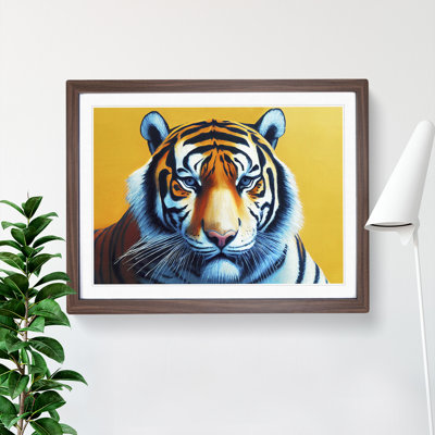 Tiger Portrait Vol.1 1 Piece Single Picture Frame Wall Art