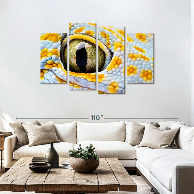 Brampt Gecko Eye, 48" H x 75" W