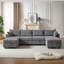 Canapé-lit modulaire moderne avec repose-pieds modulaire Sectiona-1712607168