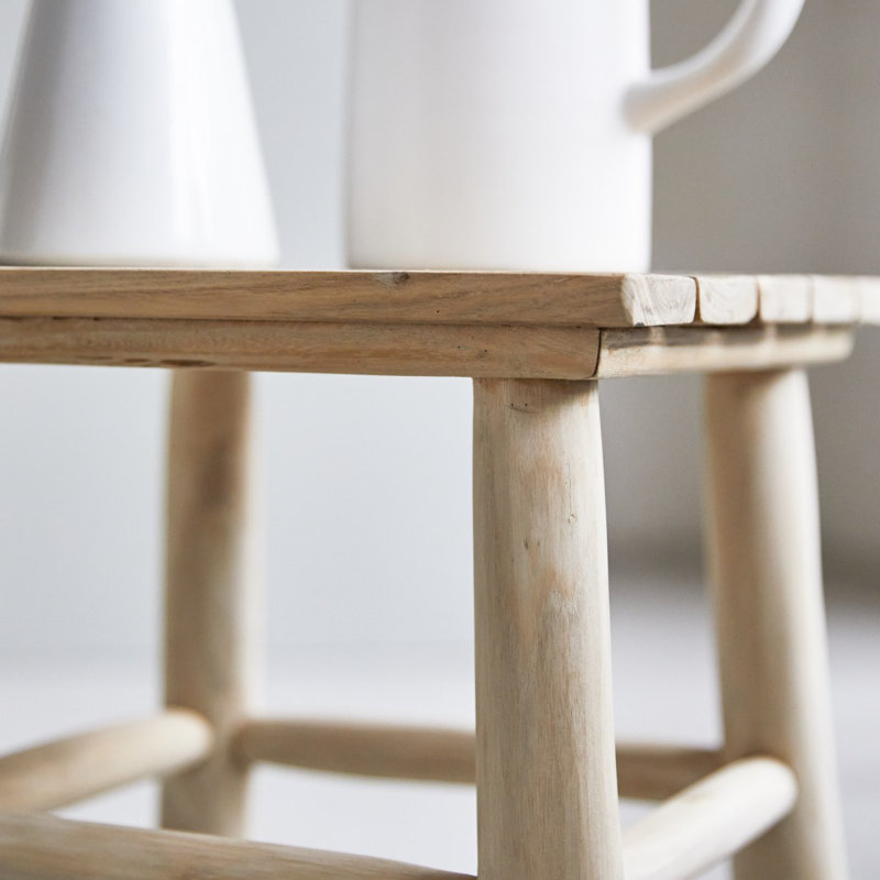 Kilim 30cm W Solid Wood Bedside Table