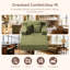 Fauteuil à billes surdimensionné, méridienne convertible avec housse en velours côtelé moelleux, canapé en mousse à haute densité, fauteuil à billes avec 3 coussins et pochette de rangement pour le salon, la chambre à coucher et les petits espaces-2076449091