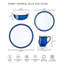 Imperial Blue 10.5" Dinner Plate