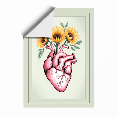Heart In Bloom Botanical - Print