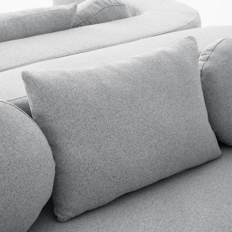 Canapé modulaire Boneless Couch, Boucle gris