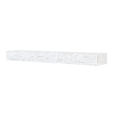 Tablette de manteau en bois de pin Hatteras 72 "Country Living