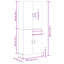 69.5cm Sideboard-91935256