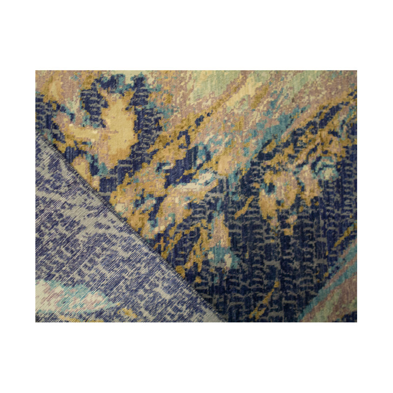 Hand Woven Wool Abstract Area Rug