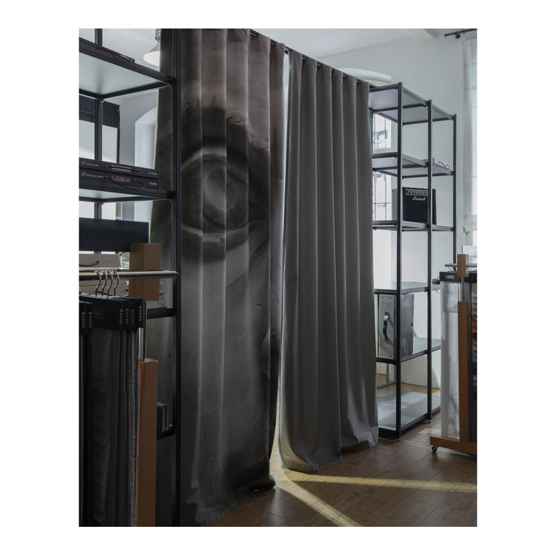 Velvet Blackout Curtain Panel Pair, 148cm Width x 200cm Drop