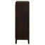 Commode 5 tiroirs brun chaud