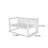 Hinderikus 57.09'' Wide Rectangle Aluminum Loveseat with Cushions