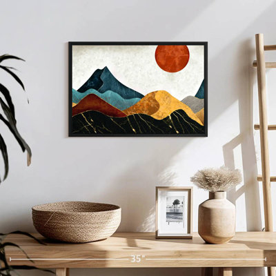 Abstrait montagnes de marbre