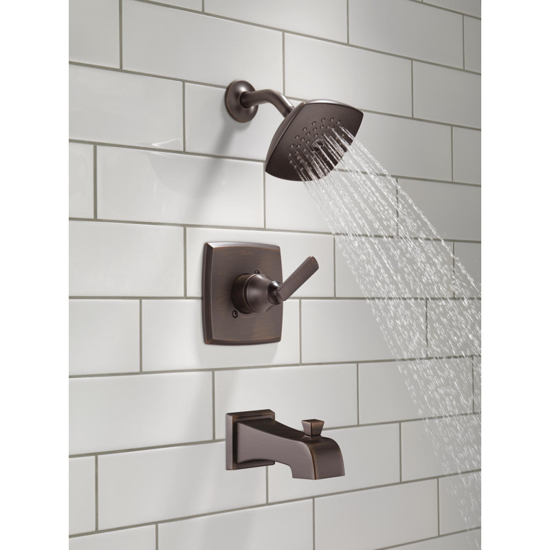 Ensemble de robinet de douche de baignoire à fonction unique Ashlyn 14, ensemble de garniture de valve de douche