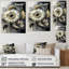 Tournesol blanc - art mural grand tournesol-657378269-657378257