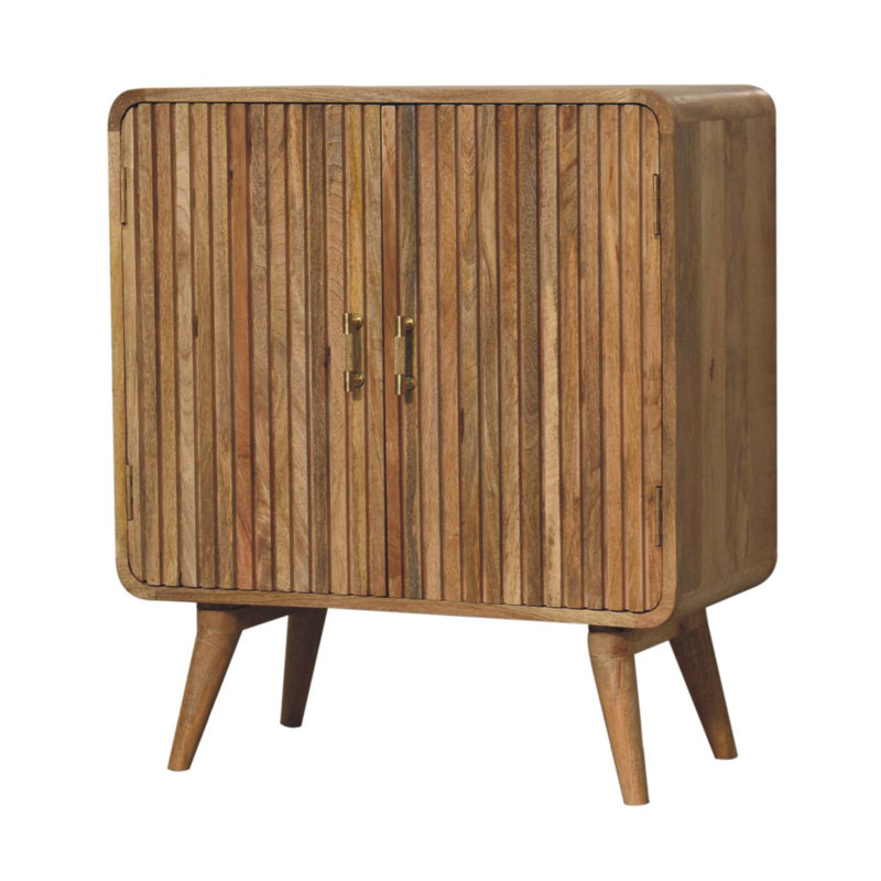 Felippe Solid Wood Rectangle Accent Cabinet