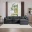 Canapé modulaire en L Jonathan avec repose-pieds et coussins Jonathan-1731613970-1726428000