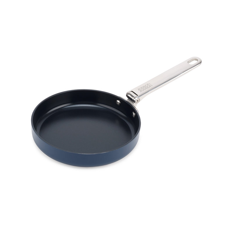 Joseph Joseph Space Ceramic Non-Stick Frying Pan with Folding Handle, 8"