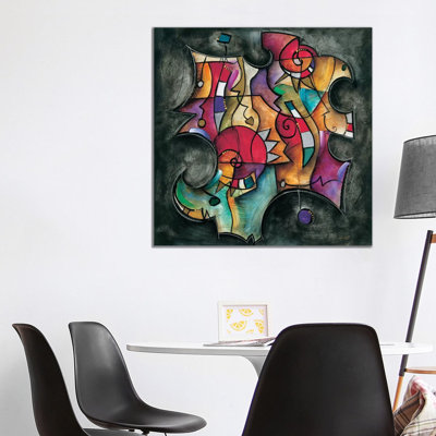 Noir Duet II by Eric Waugh - Wrapped Canvas Painting
