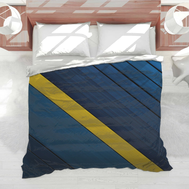 Blue Stripes Comforter, Twin Extra Long