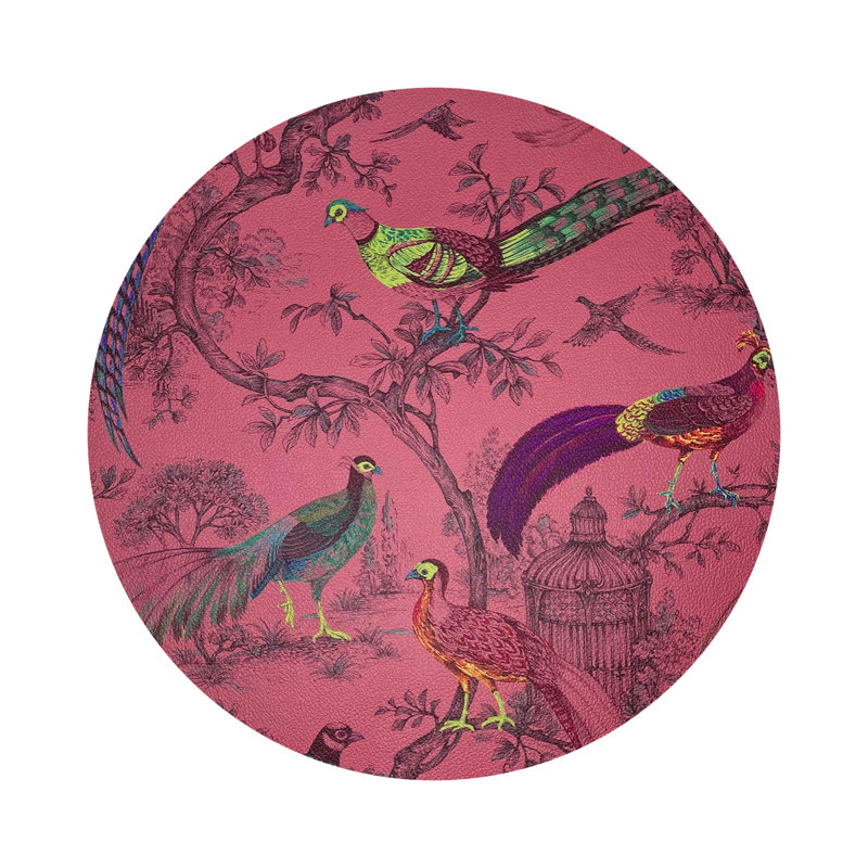 Sauvage 16'' Vinyl Placemat, Paprika