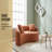 S-curve Chenille Upholstered Sofa Set-980380070