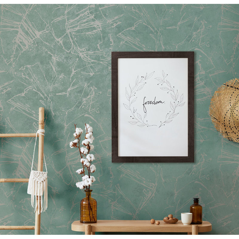 Galerie Terra Abstract Eco Clay Wallpaper, Green