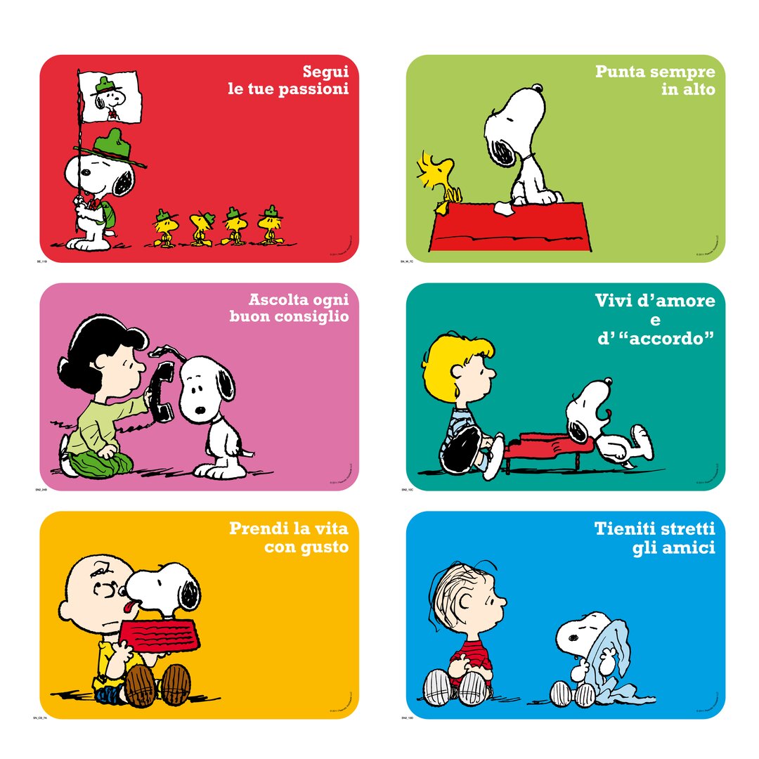 Tischunterlagen Peanuts Snoopy