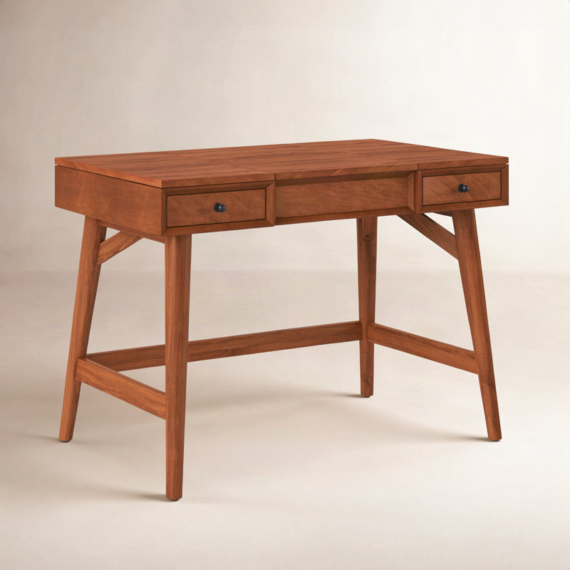 Williams Vanity with Mirror, Chestnut