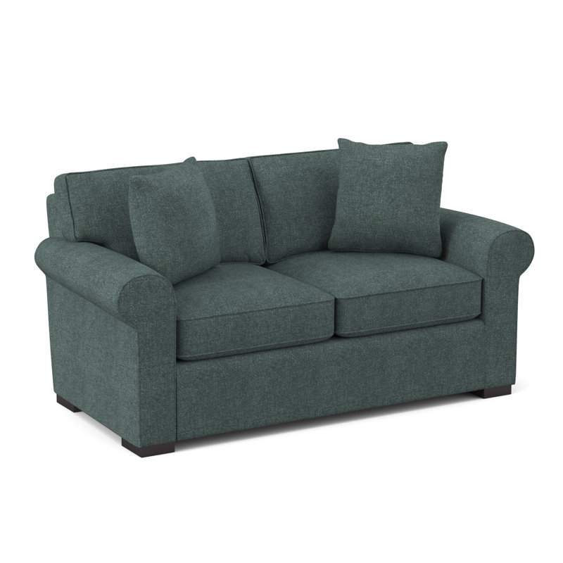 Eva-Grace Upholstered 66'' Loveseat, Vibe Coastal Chenille