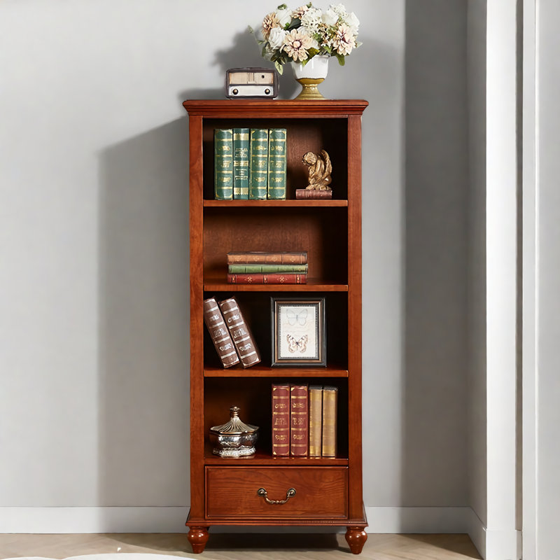 Simple Classic Ash Wood All Solid Wood Bookcase