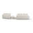 *Overlap Left Bumper Sectional Ecru-120641241