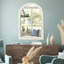 Miroir mural en bois
