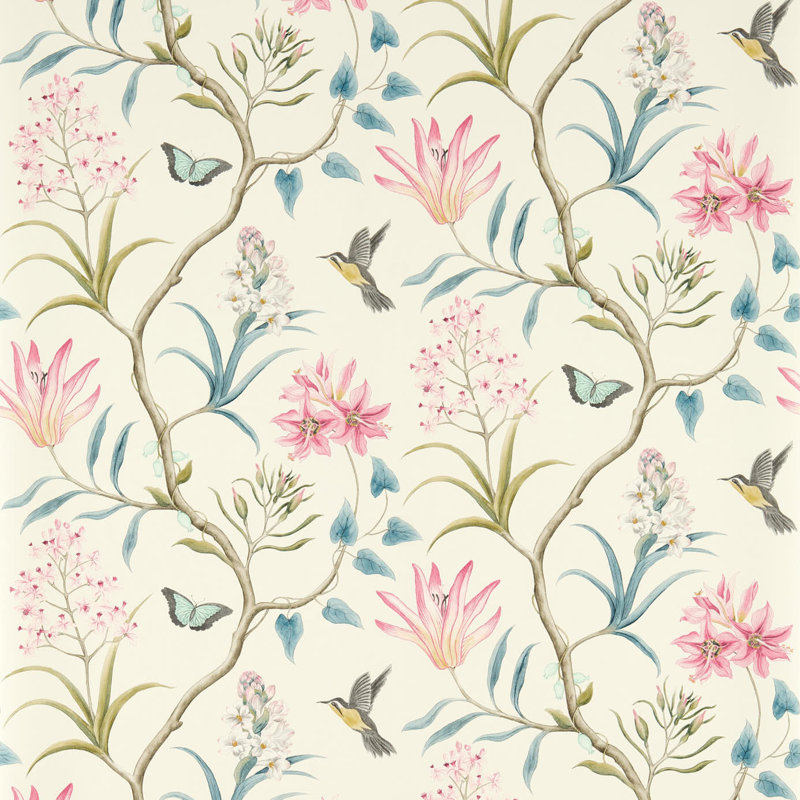 Clementine 10.05m x 68.6cm Matte Wallpaper Roll, Blue