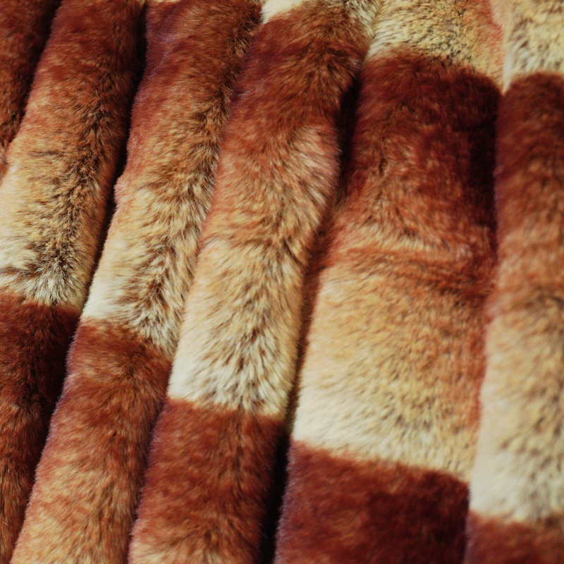 Knitted Throw Blanket, Red