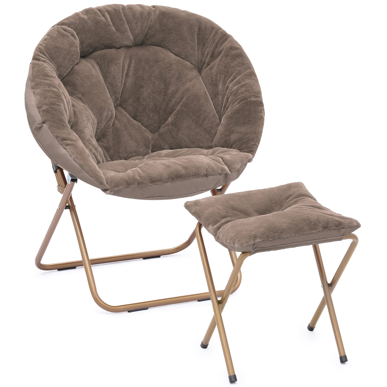 Folding moon best sale saucer chair