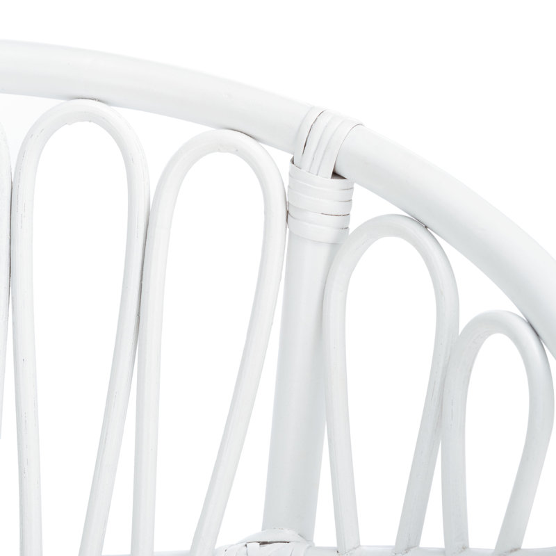 Fauteuil noir Ozias Windsor, Blanc