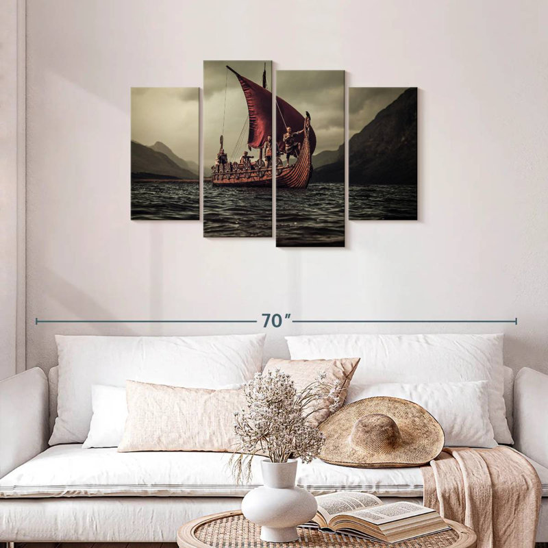 Bateau Mehar Viking, H 27 po x l 43 po